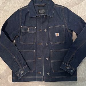 Carhartt dark denim chore coat. Size XS